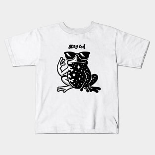 Stay Cool - Frog Mix With Space Kids T-Shirt